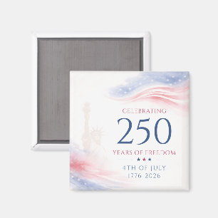 Eleganter 250. amerikanischer Unabhängigkeitstag 4 Magnet
