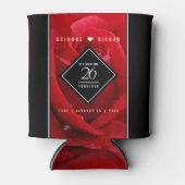 Eleganter 26. Rose Hochzeitstag Dosenkühler (Vorderseite)