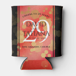 Eleganter 29. Garnet Hochzeitstag Dosenkühler