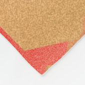 Eleganter 29. Garnet Hochzeitstag Fleecedecke (Ecke)