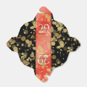 Eleganter 29. Garnet Hochzeitstag Geschenkschachtel (Ungefaltet)