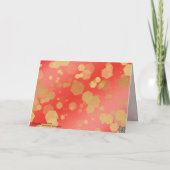 Eleganter 29. Hochzeitsjubiläum von Garnet Dankeskarte (Rückseite)