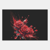 Eleganter 30. Geburtstag - Rose in Bloom Geschenkpapier Set (Vorderseite 3)