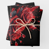 Eleganter 30. Geburtstag - Rose in Bloom Geschenkpapier Set (Beispiel)