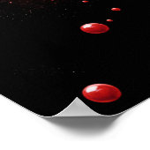 Eleganter 30. Geburtstag - Rose in Bloom Poster (Ecke)