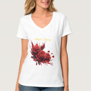 Eleganter 30. Geburtstag - Rose in Bloom T-Shirt