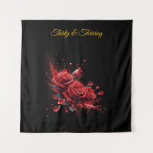 Eleganter 30. Geburtstag - Rose in Bloom