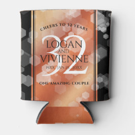 Eleganter 32. Geburtstag der Bronze Dosenkühler