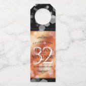 Eleganter 32. Geburtstag der Bronze Flaschenanhänger (Vorderseite)