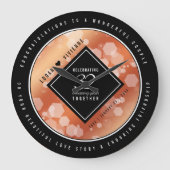 Eleganter 32. Geburtstag der Bronze Große Wanduhr (Vorderseite)