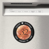 Eleganter 32. Geburtstag der Bronze Magnet (In Situ (Geschirrspüler))