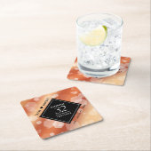 Eleganter 32. Geburtstag der Bronze Rechteckiger Pappuntersetzer (Vor Ort)