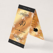 Eleganter 49. Geburtstag der Kupferhochzeit (Vorderseite)