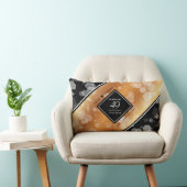 Eleganter 49. Geburtstag der Kupferhochzeit Lendenkissen (Stuhl )