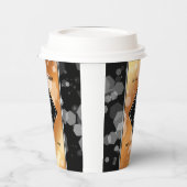 Eleganter 49. Geburtstag der Kupferhochzeit Pappbecher (Links)