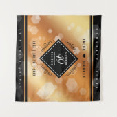 Eleganter 49. Geburtstag der Kupferhochzeit Wandteppich (Vorderseite (Horizontal))