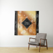 Eleganter 49. Geburtstag der Kupferhochzeit Wandteppich (Beispiel (Horizontal))