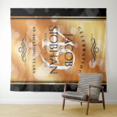 Eleganter 49. Geburtstag der Kupferhochzeit Wandteppich (Beispiel (Horizontal))