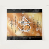 Eleganter 49. Geburtstag der Kupferhochzeit Wandteppich (Vorderseite (Horizontal))