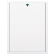 Eleganter 4-Blatt-Klee-Briefkopf Stilvolles Papier