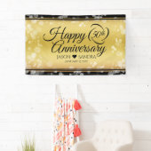 Eleganter 50. Geburtstag der Goldenen Hochzeit Banner (Insitu)