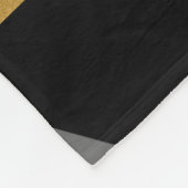 Eleganter 50. Geburtstag der Goldenen Hochzeit Fleecedecke (Ecke)