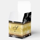 Eleganter 50. Geburtstag der Goldenen Hochzeit Geschenkschachtel (Geöffnet)