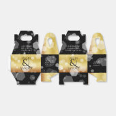 Eleganter 50. Geburtstag der Goldenen Hochzeit Geschenkschachtel (Ungefaltet)