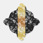 Eleganter 50. Geburtstag der Goldenen Hochzeit Geschenkschachtel (Ungefaltet)