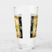 Eleganter 50. Geburtstag der Goldenen Hochzeit Glas (Links)