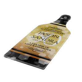 Eleganter 50. Geburtstag der Goldenen Hochzeit Schneidebrett