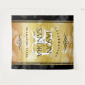 Eleganter 50. Geburtstag der Goldenen Hochzeit Wandteppich (Vorderseite (Horizontal))