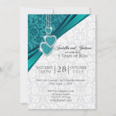 Eleganter 5. Hochzeitstag-Entwurf Einladung (Vorderseite)