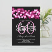 Eleganter 60. einladung (Stehend Vorderseite)