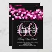 Eleganter 60. einladung (Vorne/Hinten)