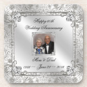 Eleganter 60. getränkeuntersetzer (Vorderseite)