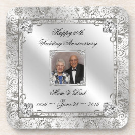 Eleganter 60. getränkeuntersetzer