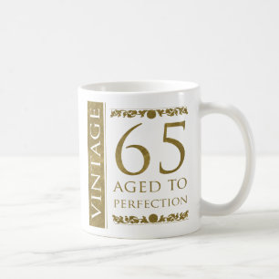 Eleganter 65. Geburtstag im Vintage-Stil Kaffeetasse