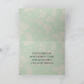 Eleganter 66. Geburtstag der Titanite Dankeskarte (Innenseite)