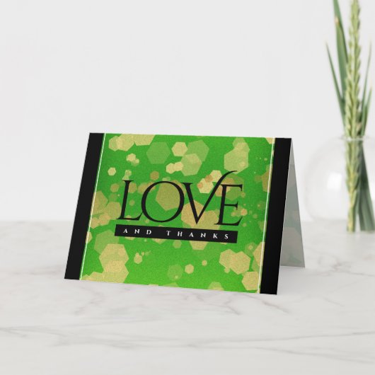 Eleganter 66. Geburtstag der Titanite Dankeskarte (Vorderseite)