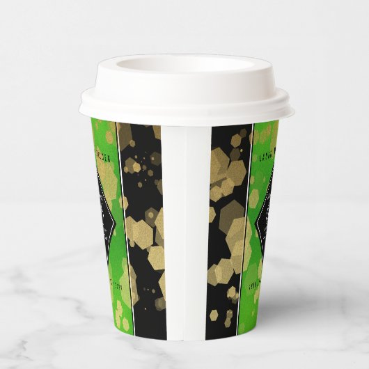 Eleganter 66. Geburtstag der Titanite Pappbecher (Rechts)