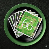 Eleganter 66. Geburtstag der Titanite Serviette