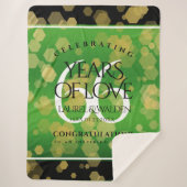 Eleganter 66. Geburtstag der Titanite Sherpadecke (Vorderseite)