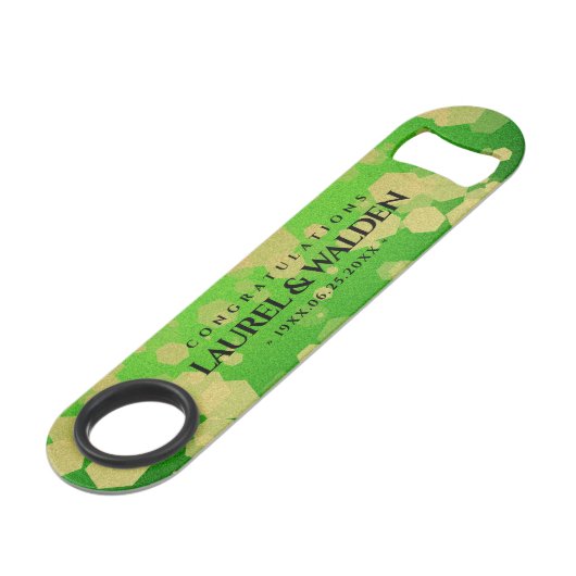 Eleganter 66. Geburtstag der Titanite Speed Flaschenöffner (Vorderseite Schrägansicht)