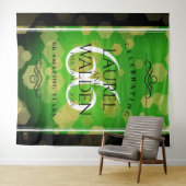 Eleganter 66. Geburtstag der Titanite Wandteppich (Beispiel (Horizontal))