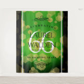 Eleganter 66. Geburtstag der Titanite Wandteppich (Vorderseite)