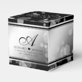 Eleganter 70. Platin-Hochzeitstag Geschenkschachtel (Vorderseite)