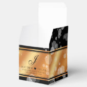 Eleganter 7. 22. 49. kupferner Hochzeitstag Geschenkschachtel (Geöffnet)