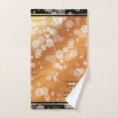 Eleganter 7. Geburtstag der Kupferhochzeit Badhandtuch Set (Handtuch)