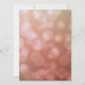 Eleganter 90. Geburtstag Einladung für sie in Rosa (Rückseite)